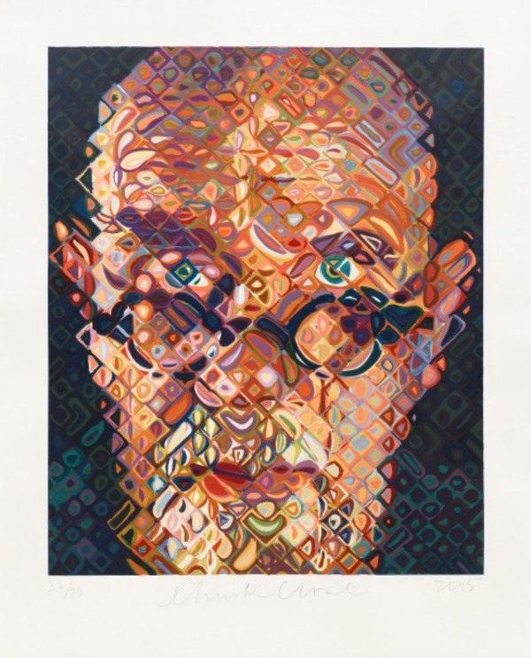 chuck close portrait